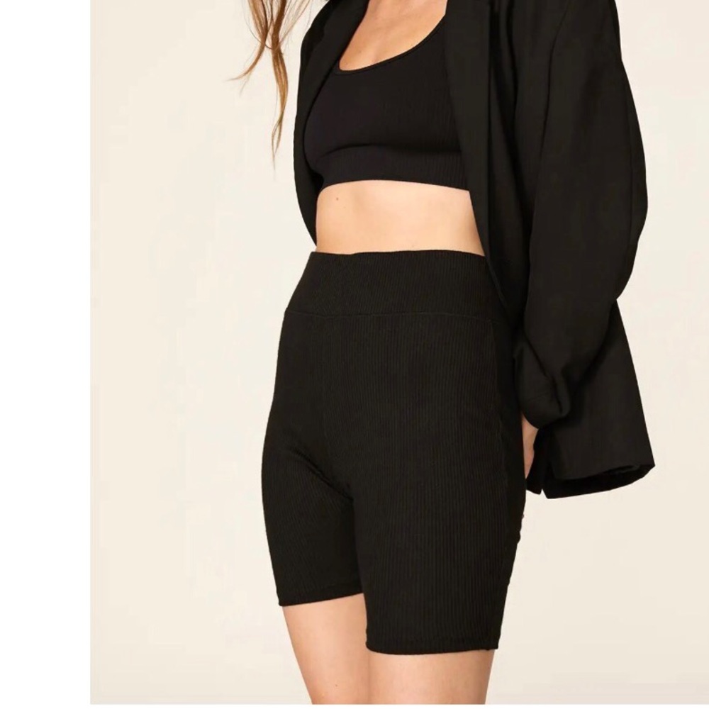 Rag & Bone Knit Rib Bike Shorts
